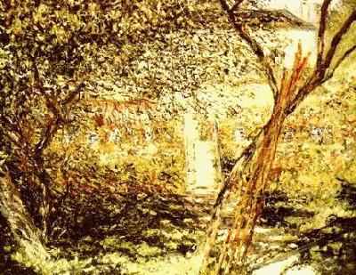 Claude Monet Le Jardin de Vetheuil oil painting picture